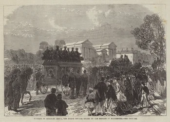 Beerdigung des Sergeanten Brett, des von den Fenians in Manchester getöteten Polizeibeamten